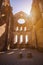 The Abbey of Saint Galgano (Abbazia di San Galgano), a Cistercian Monastery in Tuscany, Italy