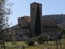 Abbey of Sant`Antimo in Tuscany, Italy.