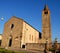 Abbey of Santo Stefano in sunlit Two carrare in the province of Padua in Veneto (Italy)