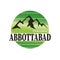 ABBOTTABAD Pakistan badge. round Pakistan logo. Vector illustration.