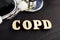 Abbreviation COPD Chronic obstructive pulmonary disease from letters