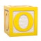 ABC Alphabet Wooden Block with O letter. 3D rendering
