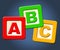 Abc Kids Blocks Means Alphabet Letters And Alphabetical