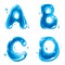 ABC - Water Liquid Letter Set - Capital A B C D