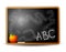 ABC Writing on Chalkboard