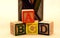 ABCD Word Blocks - School Education concept