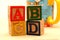 ABCD Word Blocks - School Education concept