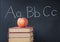 ABCs, apple, & chalkboard