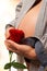 Abdomen red rose pregnancy