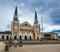 Abejorral, Antioquia - Colombia - August 22, 2021. Our Lady of Carmen Parish, Church located in the central part of the