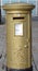 Aberdeen, Scotland: Golden Post Box, 2012 Olympics