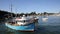 Abersoch Gwynedd Wales with boats in beautiful weather