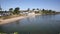 Abersoch harbour beach Gwynedd Wales