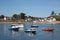 Abersoch Wales Llyn Peninsula boats in harbour