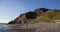 Aberystwyth city in Wales beach