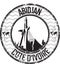 Abidjan Cote D`ivoire Grunge Travel Stamp