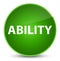 Ability elegant green round button