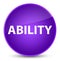 Ability elegant purple round button