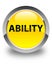 Ability glossy yellow round button