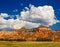 Abiquiu New Mexico landscape and clouds