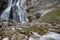 Abkhazia, a beautiful Gegsky waterfall.