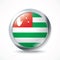 Abkhazia flag button