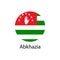 Abkhazia flag icon.