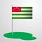 Abkhazia Flag Pole