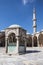 Ablution fountain and minaret of the Blue Mosque