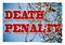Abolition of the death penalty - concept image in puzzle shape