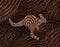 Aboriginal Kangaroo Dot Painting