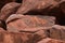 Aboriginal Petroglyphs on rocks in Burrup Peninsula near Dampier Western Australia