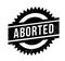 Aborted rubber stamp