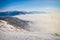 Above cloud inversion Swansea Mountain Rocky Mountains British C