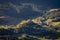 Above idyllic Scuol Tarasp village, Engadine, Swiss Alps, Switzerland