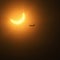 Above the Shadows: Aircraft Soaring Through a Solar Eclipse