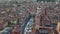 Above Verona Skyline, Piazza delle Erbe and Towering Torre dei Lamberti, Italy