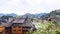 above view of cottages in Chengyang village