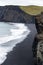 above view of Kirkjufjara black beach in Iceland