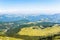 Above view of Monte Baldo mountains, Italy