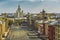 Above view from observation deck in Central Children`s World on historical center of Moscow
