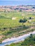 Above view of river Alcantara and Recanati