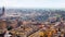 Above view of Verona town with lungadige