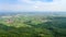 above view of villages in Alsace from Vosges