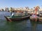 Abra boats moored ready for Dubai Creek tour