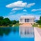 Abraham Lincoln Memorial reflection pool Washington