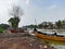 Abrasion submerged Morosari beach in Bedono Village, Sayung District, Demak Regency, Central Java Province.