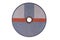 Abrasive cut-off wheel for ferrous metals or industrial steel