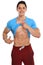 Abs abdominal six pack muscles bodybuilder bodybuilding flexing