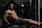 Abs Crunch On Bench Plank Hip Raise